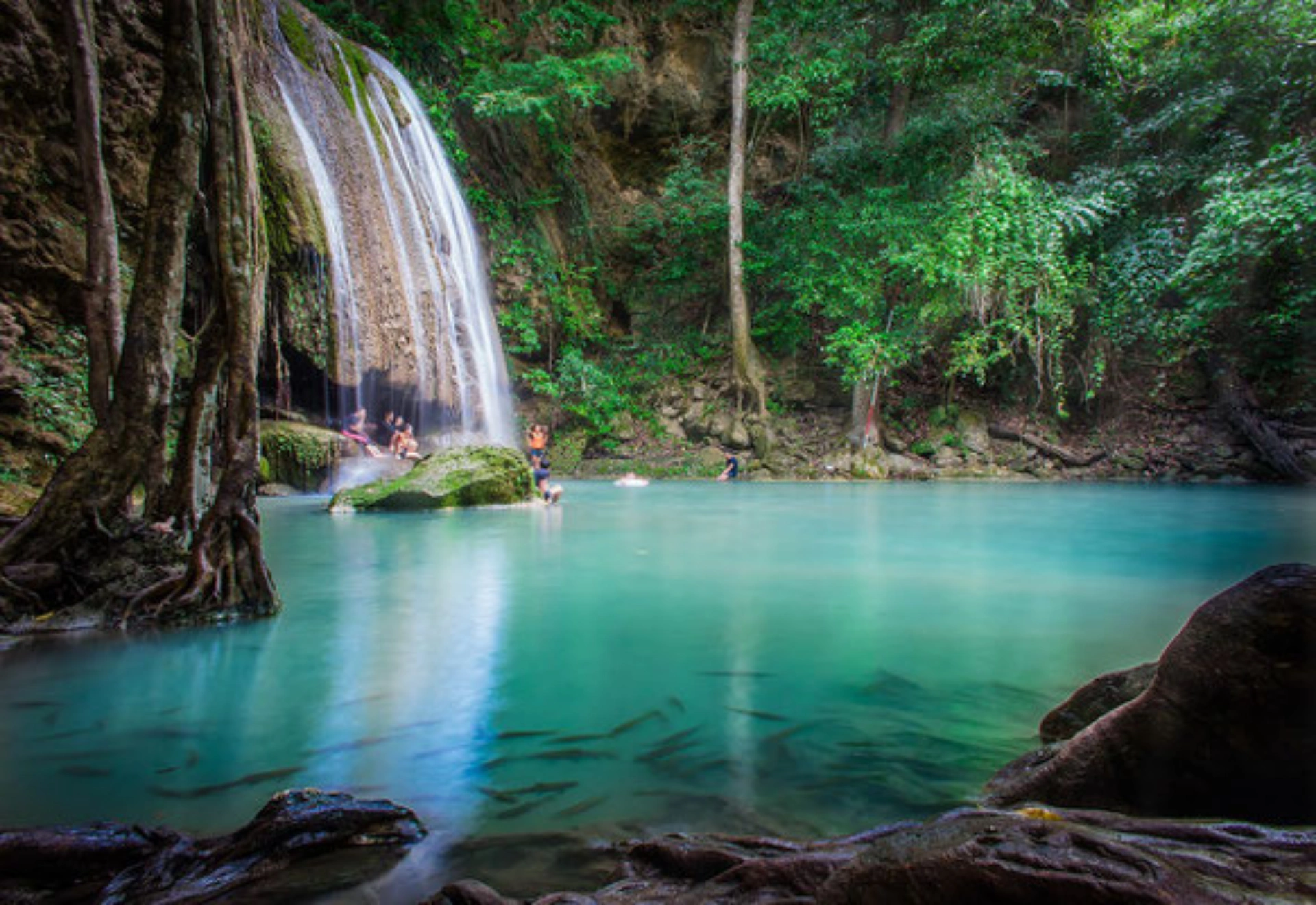 erawan waterfall kanchanaburi nature.webp
