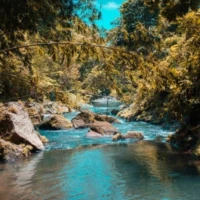 CBT Hilltribe Trek and Homestay northern thailand valley river scenery